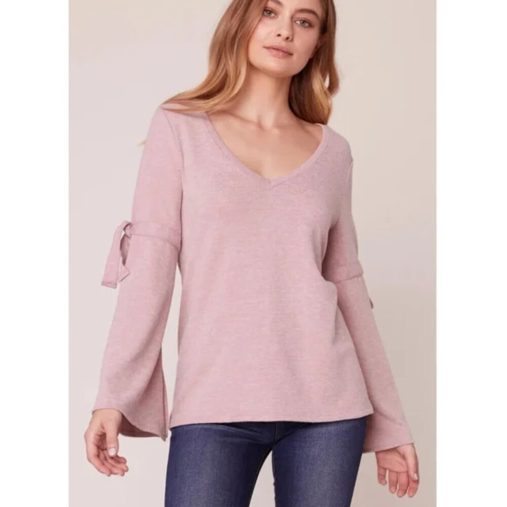 Jack by BB Dakota “Can’t Tie Me Love” Sweater NWT Pink Women’s Size L